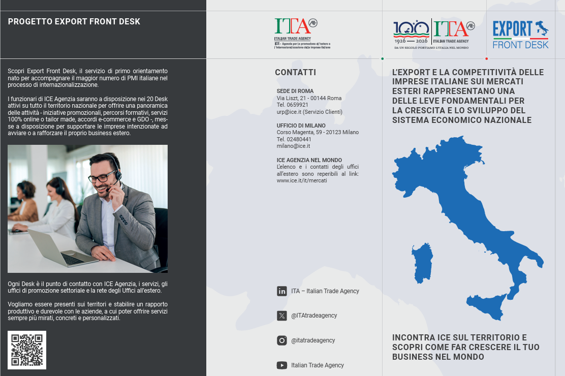 EXPORT FRONT DESK  | PromoSienArezzo