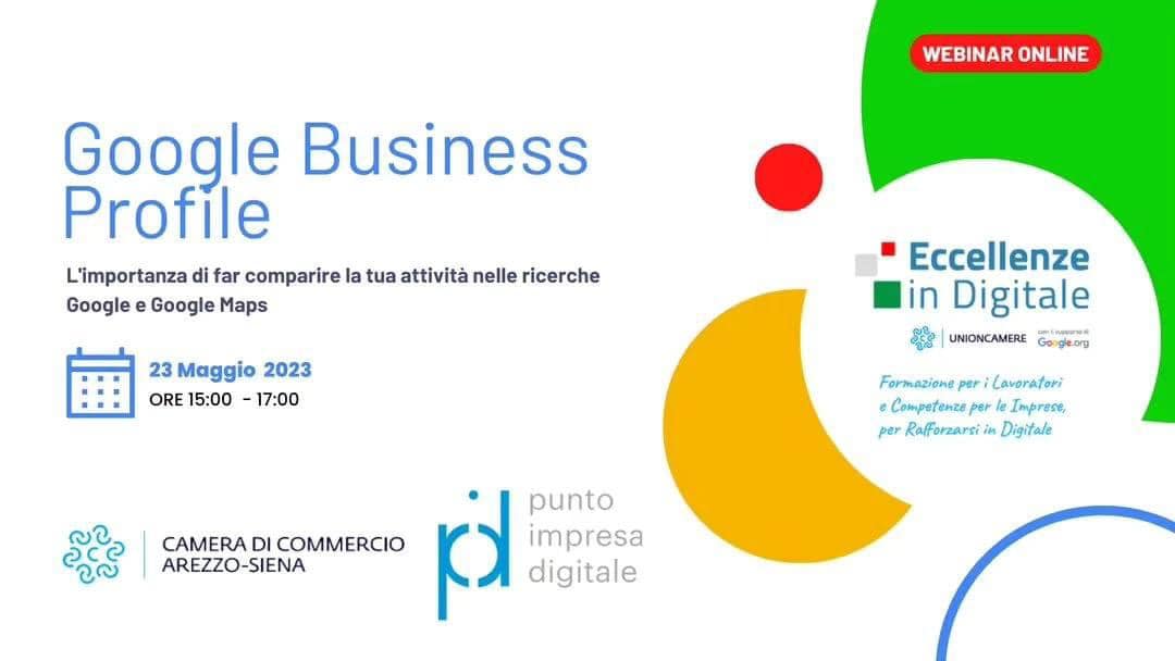 GOOGLE BUSINESS PROFILE | PromoSienArezzo