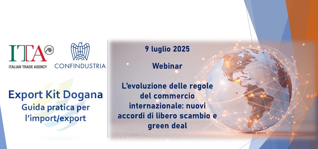 WEBINAR NUOVI ACCORDI DI LIBERO SCAMBIO E GREEN DEAL | PromoSienArezzo